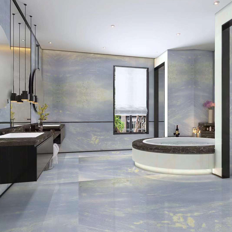 Brasil cielo azul mármol baño decoración piedra natural