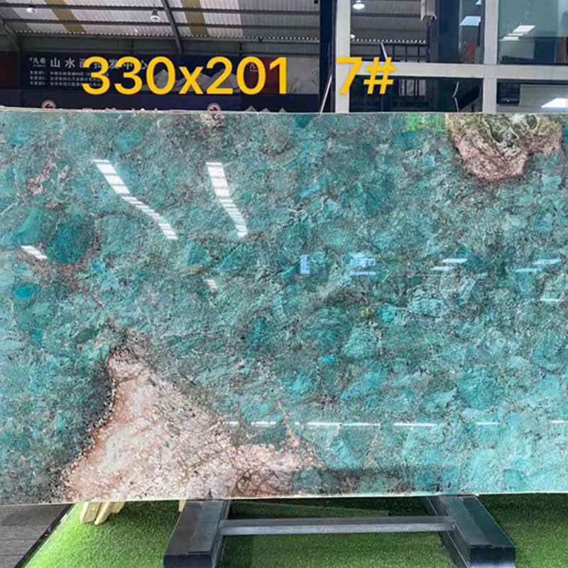 Proveedores de losa de mesa de piedra de lujo de mármol verde de Amazon