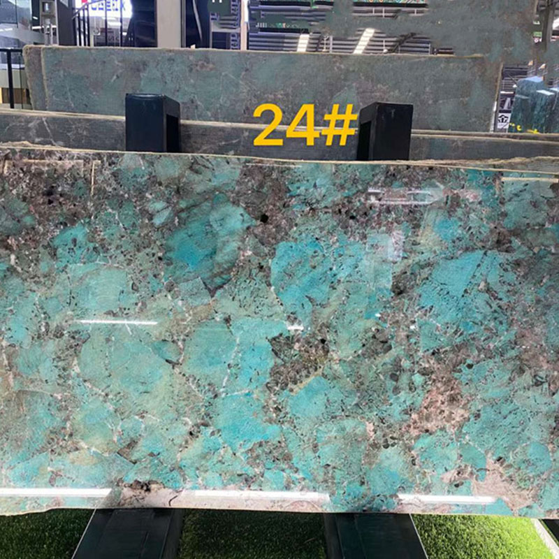Proveedores de losa de mesa de piedra de lujo de mármol verde de Amazon