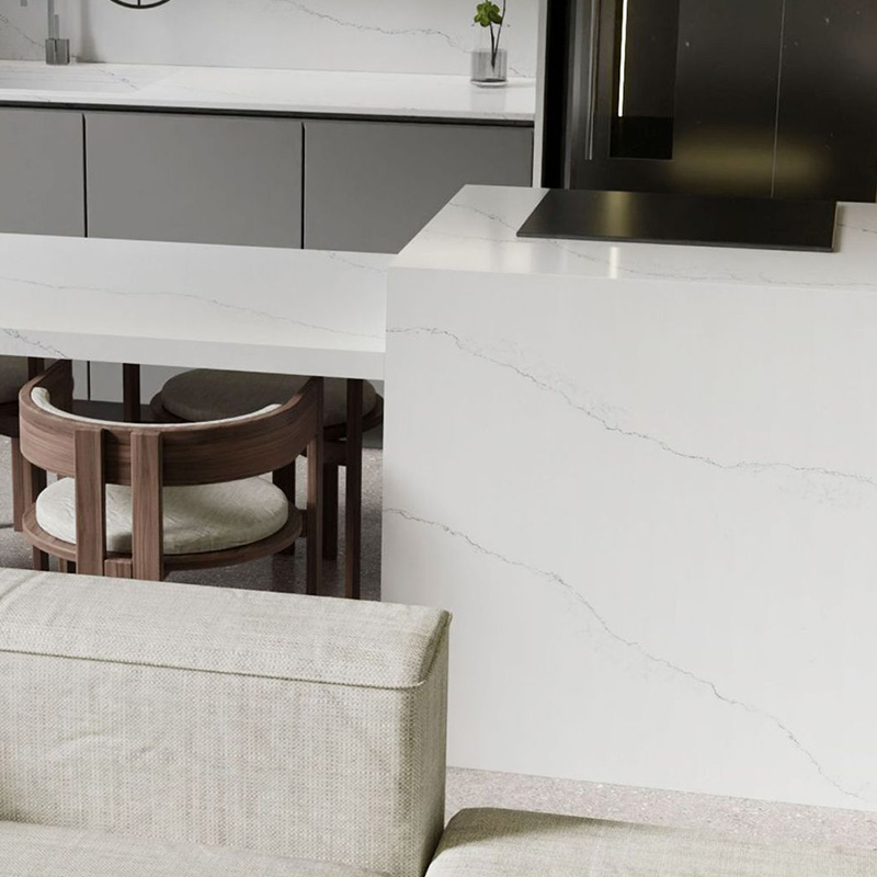 Azulejos de porcelana de losa de cuarzo de mármol blanco Calacatta Precio Consultar
