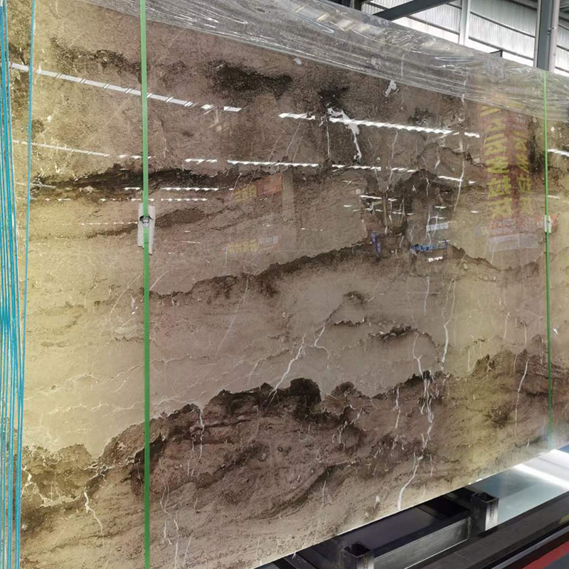 Encimeras de pared de fondo de losas de mármol gris ANDISI al por mayor