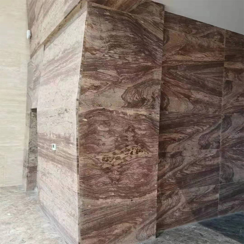 Azulejos de pared de granito púrpura Typhoon Netuno Burdeos al por mayor