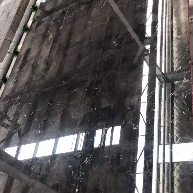 Azulejos de escaleras de piso de mesa de mármol de café negro oscuro Venta
