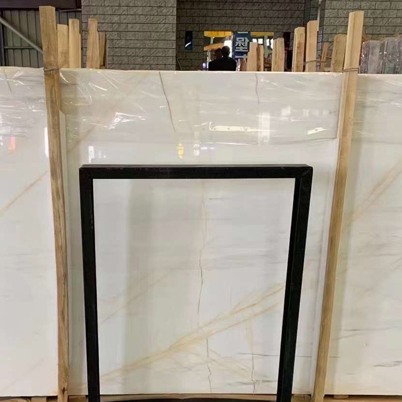 Distribuidor de azulejos de pared de encimeras de ónix de jade blanco de línea roja