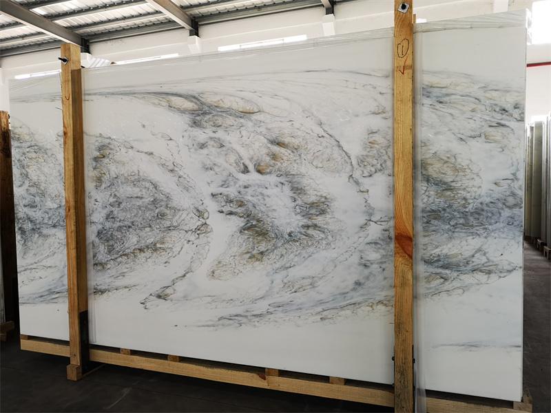Losas de mármol blanco de Carrara nanocristalizado Kartso