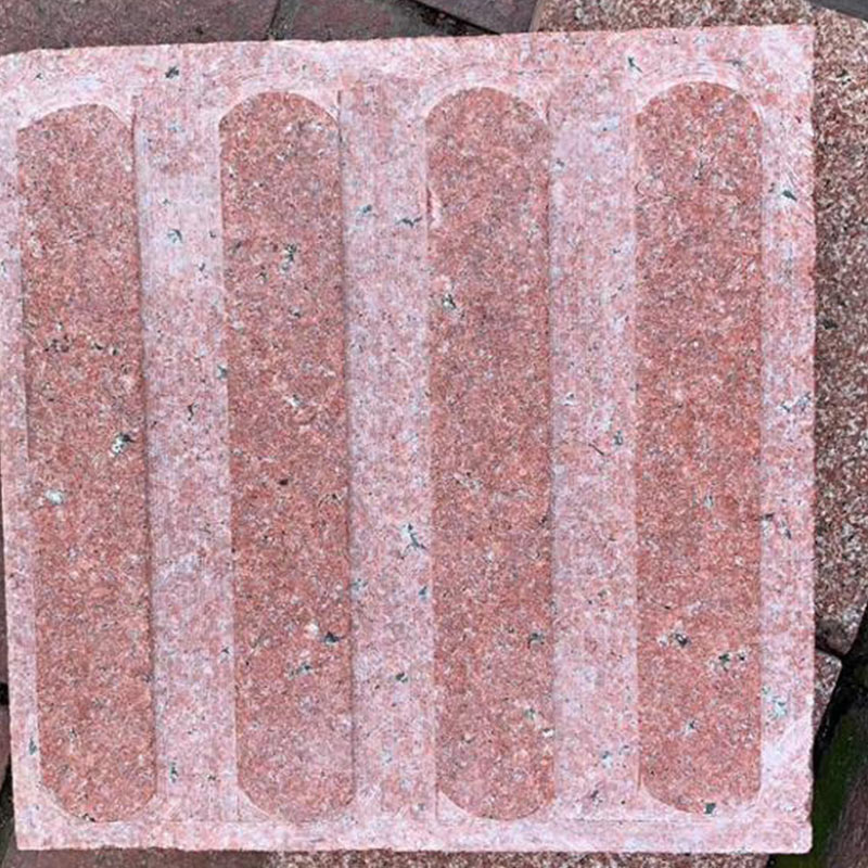 Piso de baldosas de granito rojo imperial Barandilla exterior Piedra de paisaje