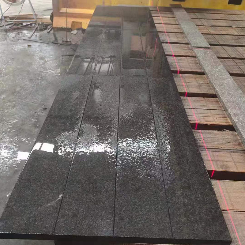 Azulejos de granito negro absoluto de China para la decoración de la yarda del paisaje del jardín