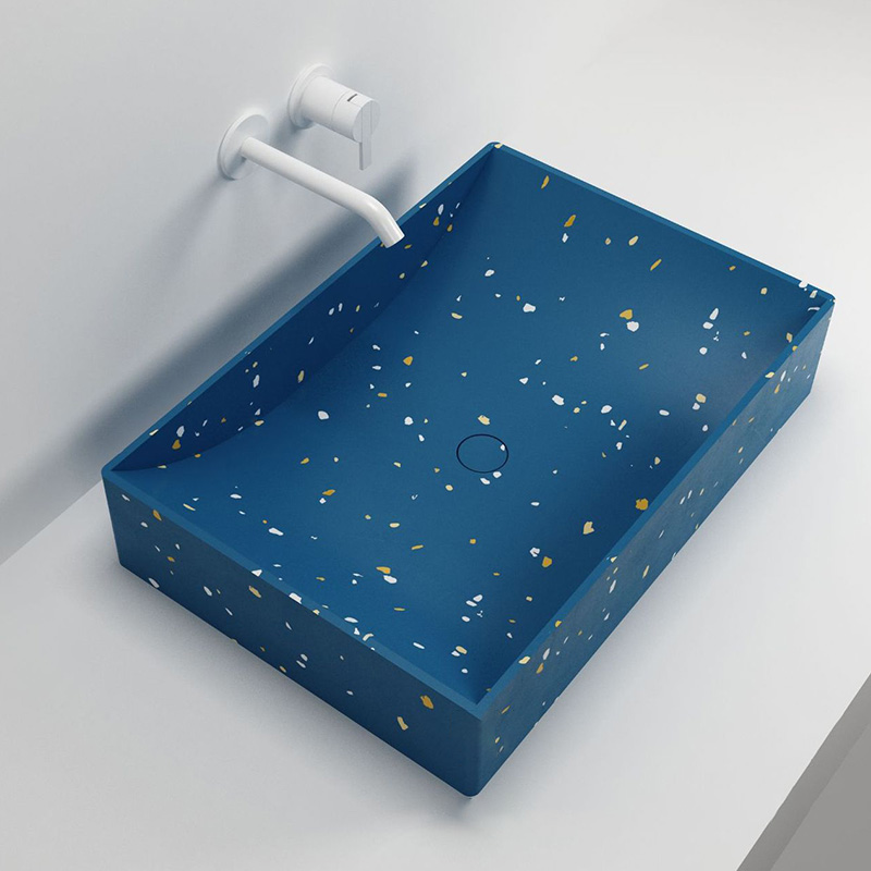Diseños de mostrador de mármol de lavabo de baño por encargo