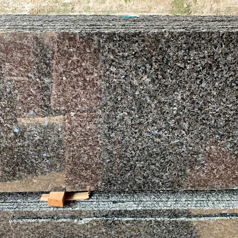 Encimera de losa de granito azul perla