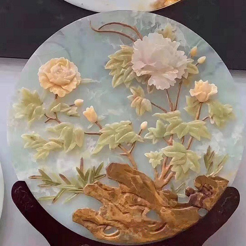 La mejor pintura de fondo de porche de escultura de mármol moderno estilo europeo