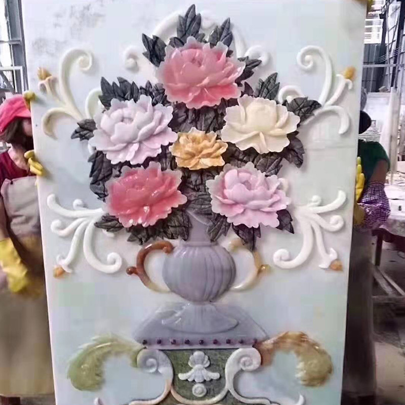 La mejor pintura de fondo de porche de escultura de mármol moderno estilo europeo