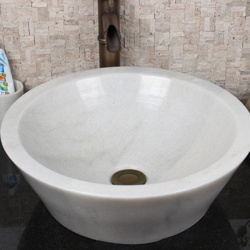 Venta directa de fábrica de fregadero de encimera de soporte de lavabo de mármol