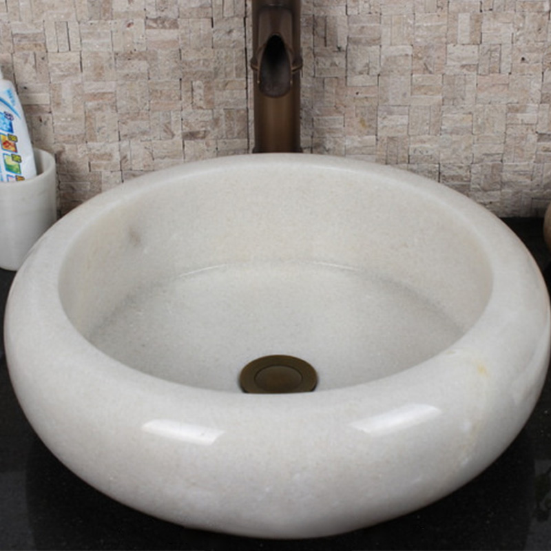 Venta directa de fábrica de fregadero de encimera de soporte de lavabo de mármol