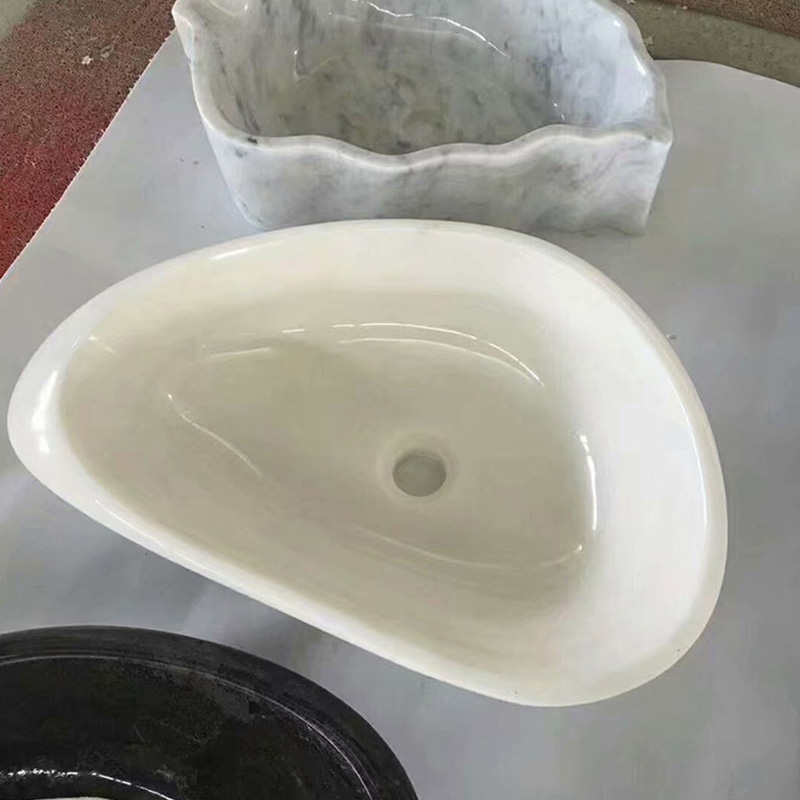 Venta directa de fábrica de fregadero de encimera de soporte de lavabo de mármol