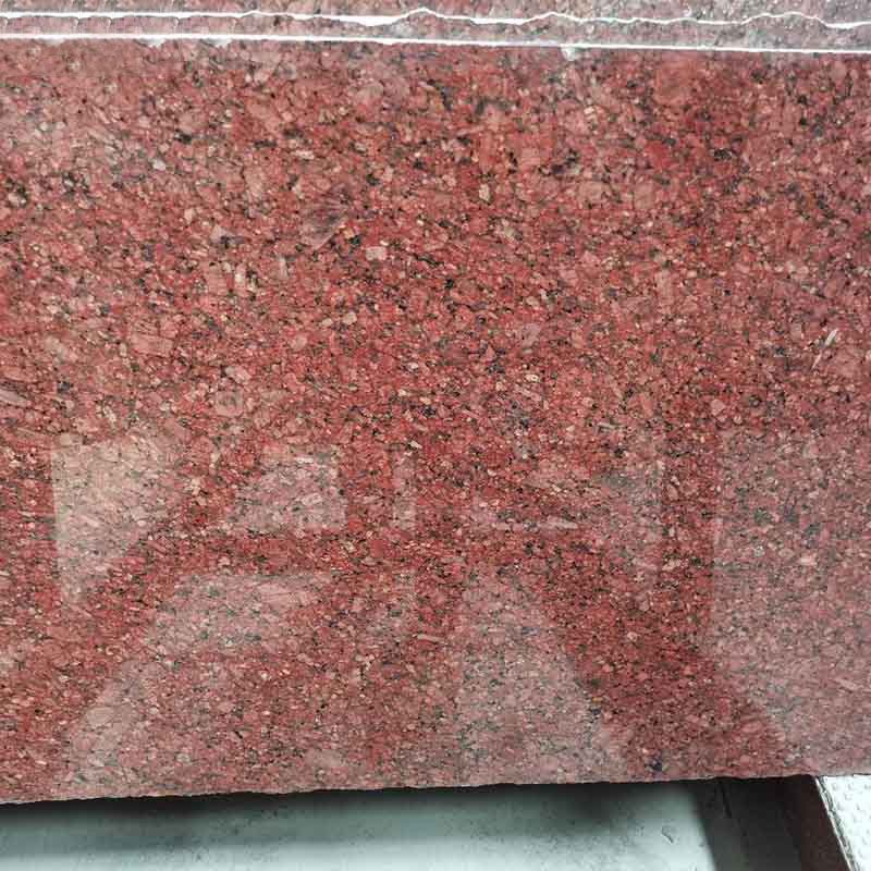 Piedra de losa de granito rojo indio