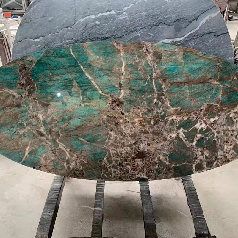 Lujo de losa de mármol verde de Amazon