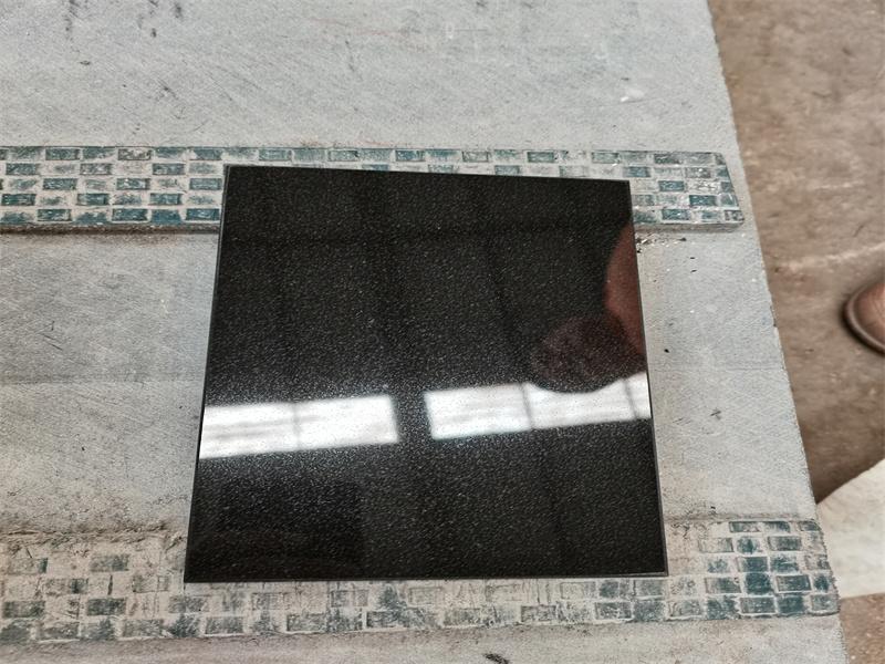 Azulejo de encimera de granito negro absoluto