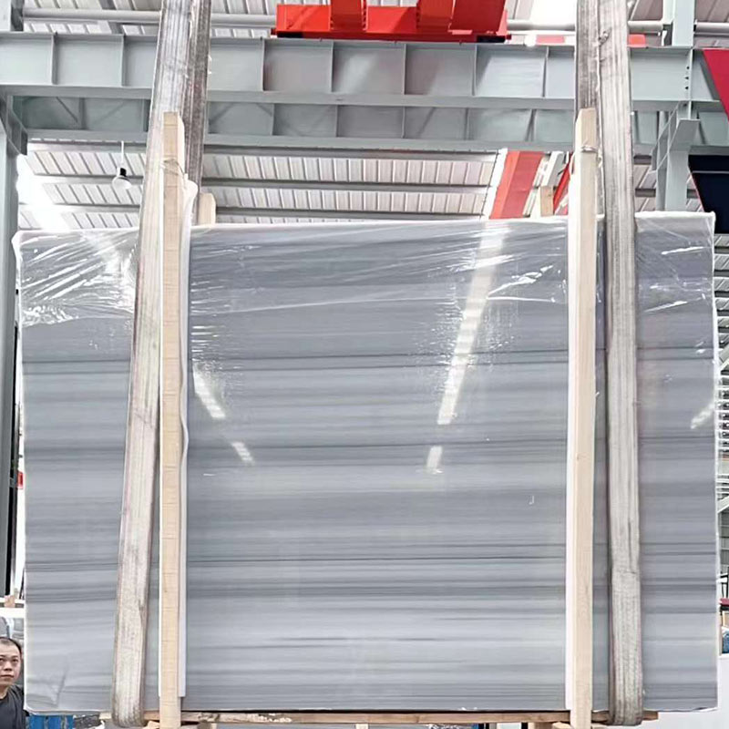 Losa de mármol blanco de grano recto