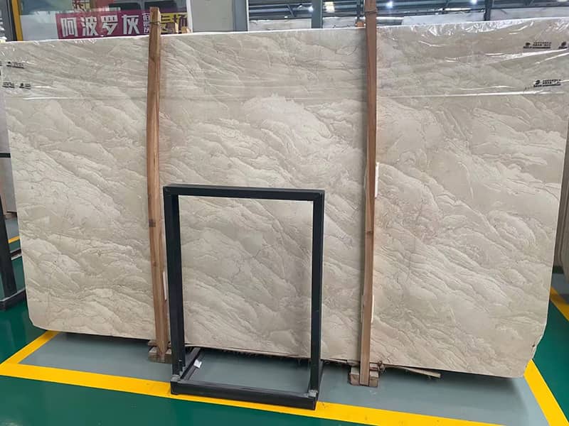 Piedra de losas de mármol beige de Omán