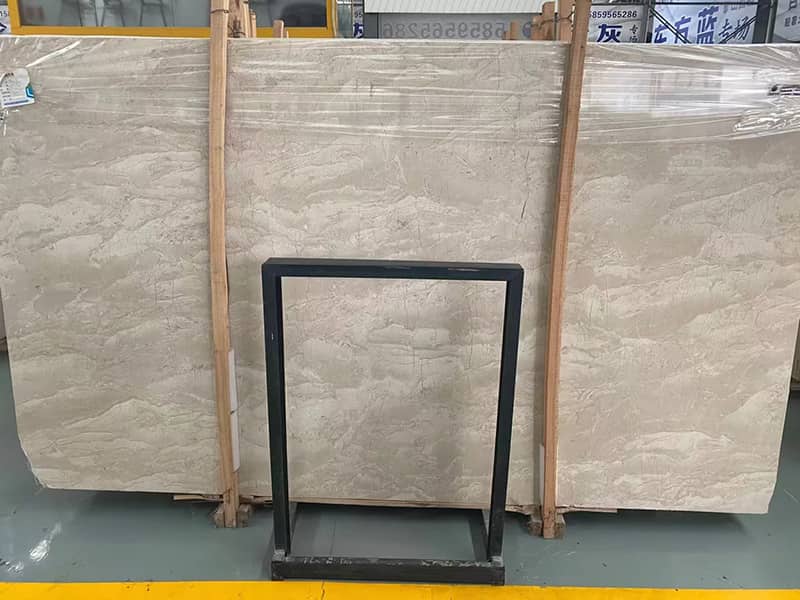 Piedra de losas de mármol beige de Omán
