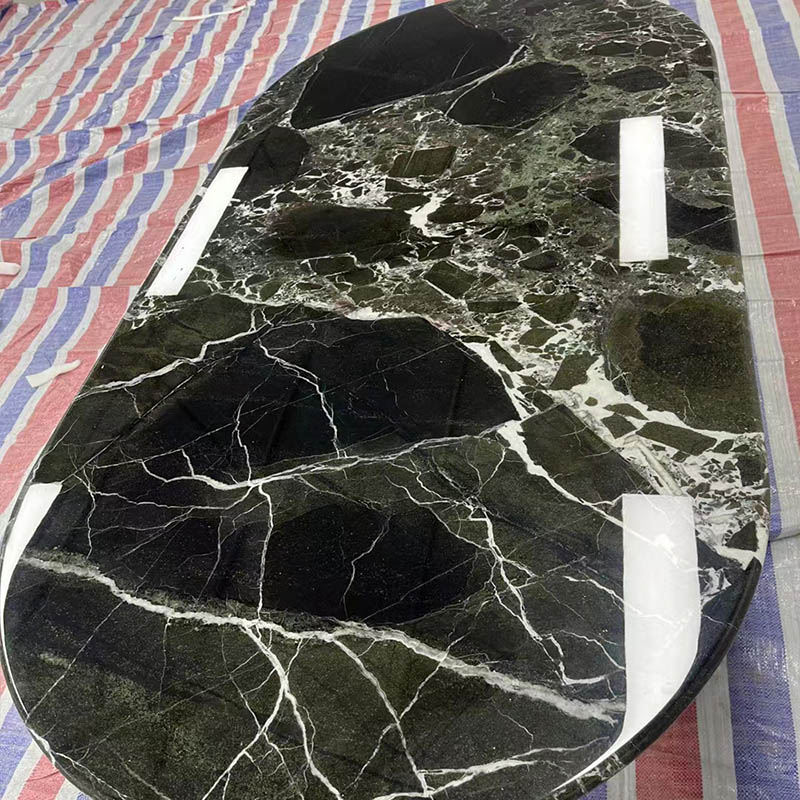 Losas de mármol Verde Levanto Azulejos Encimeras
