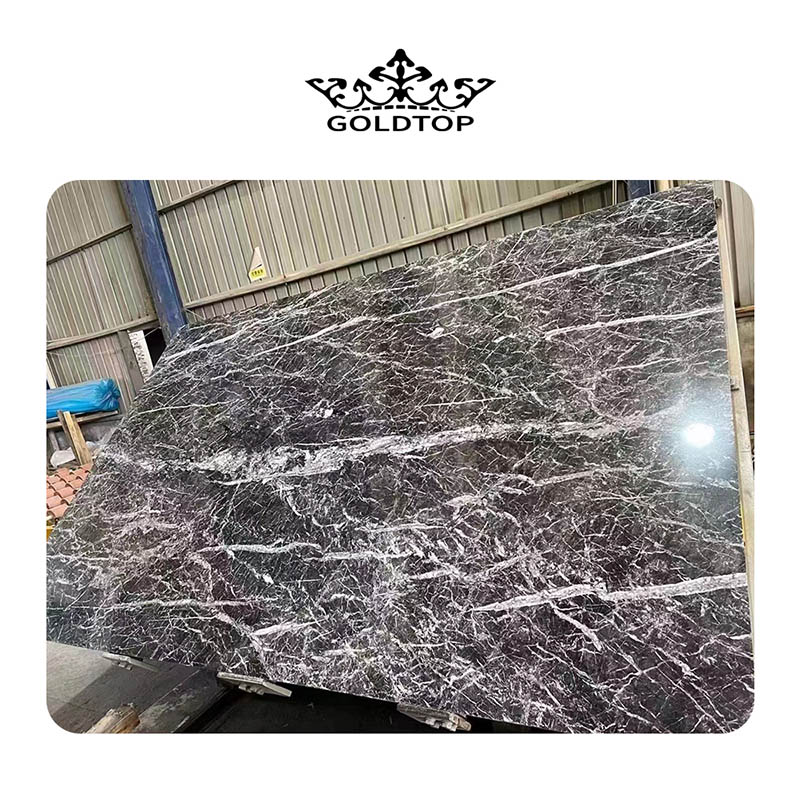 Azulejos de losas de mármol Grigio carnico