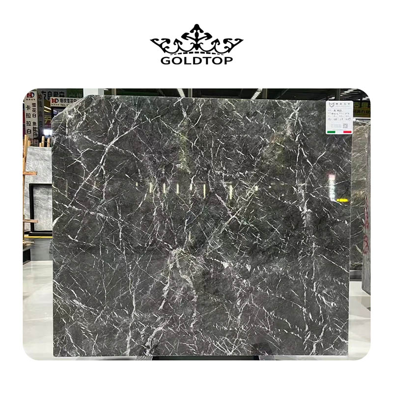 Azulejos de losas de mármol Grigio carnico