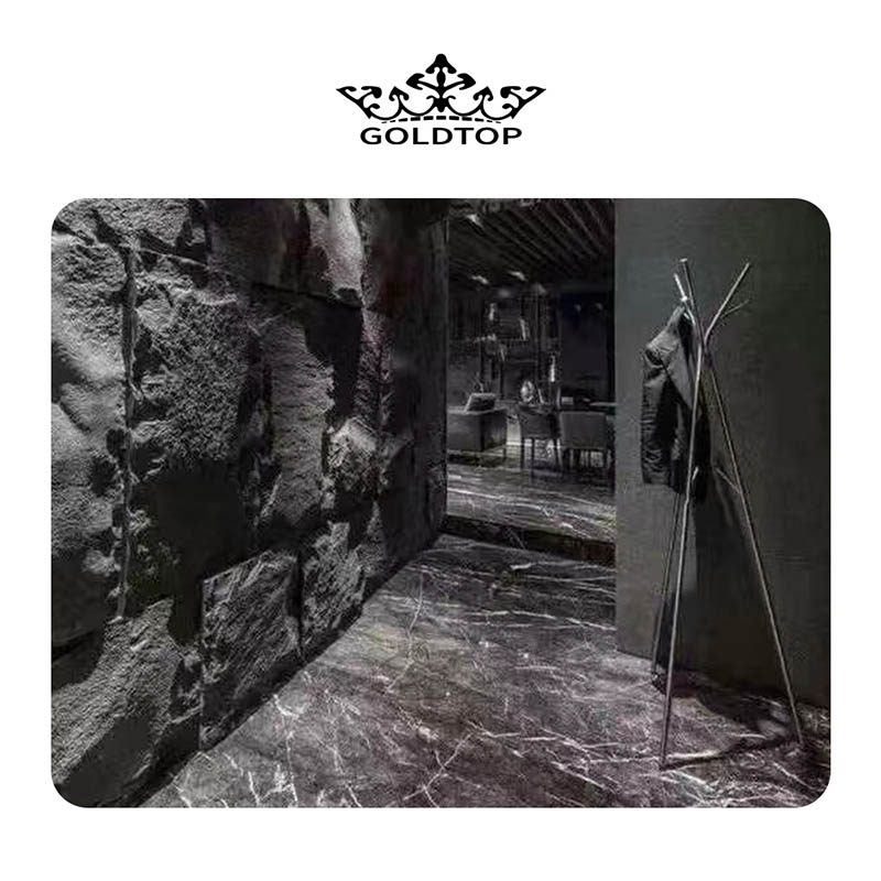 Azulejos de losas de mármol Grigio carnico