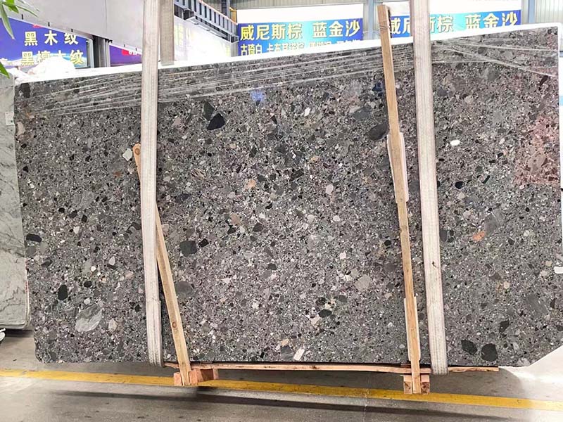 Losas de mármol gris Ceppo
