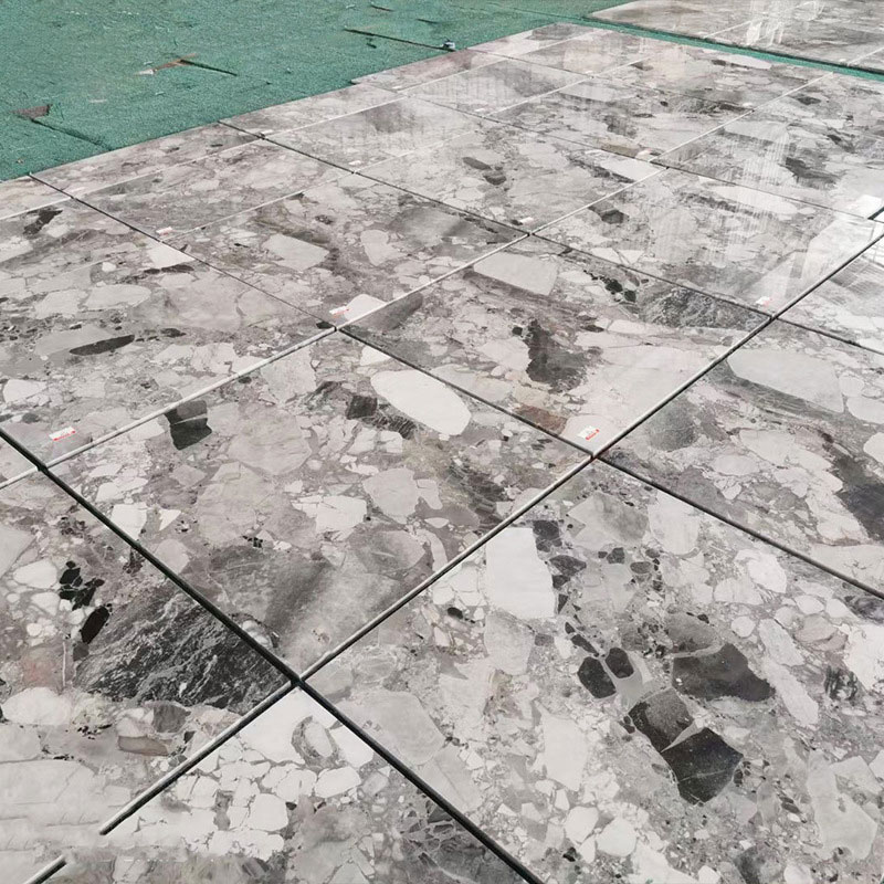 Baldosas de mármol gris Oreo