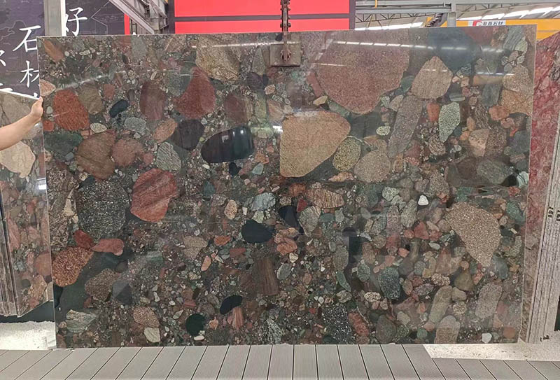 Losas rojas de mármol de piedra Yuhua de alta gama