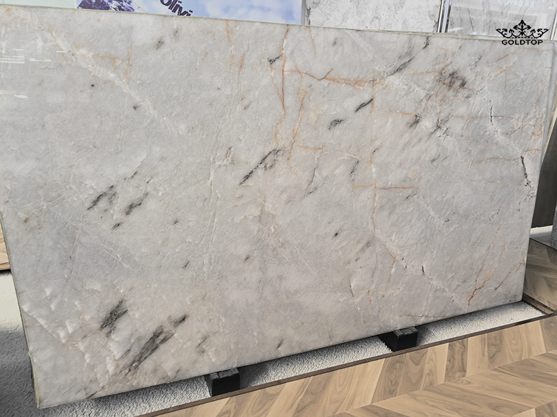 Zurich white Quartzite slabs