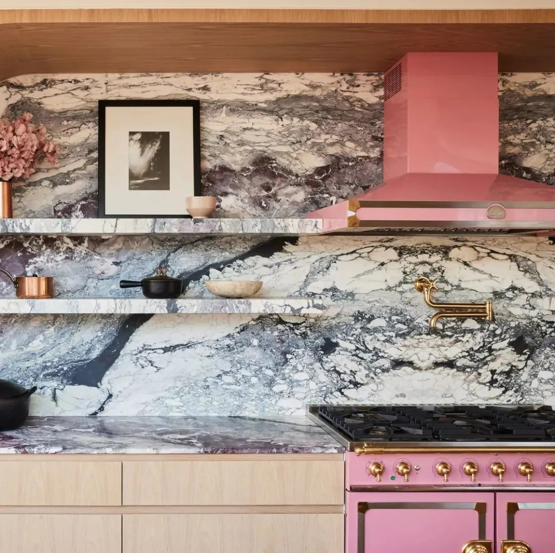 marble backsplash