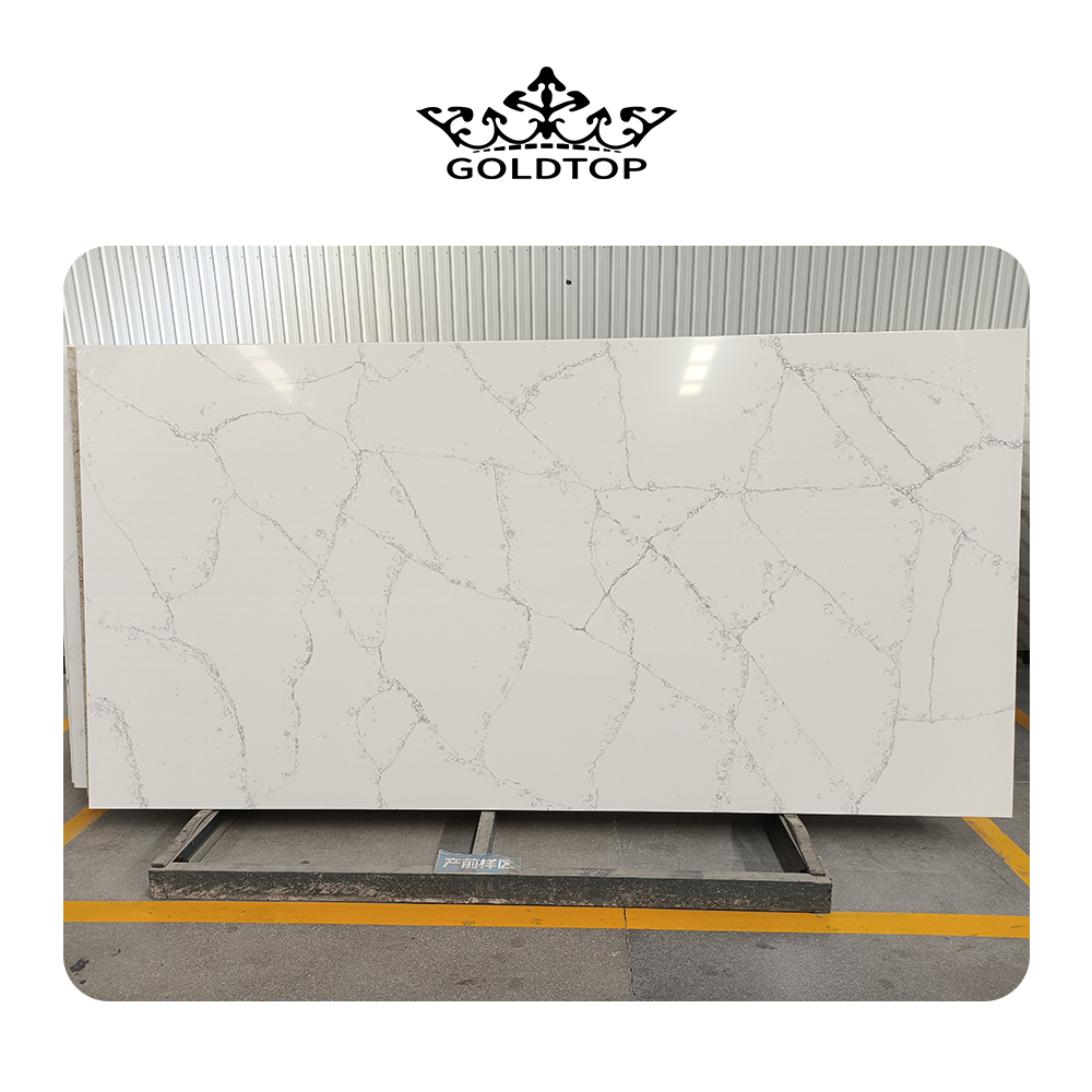 5102 Salerno White Calacatta Quartz Customize Wholesale