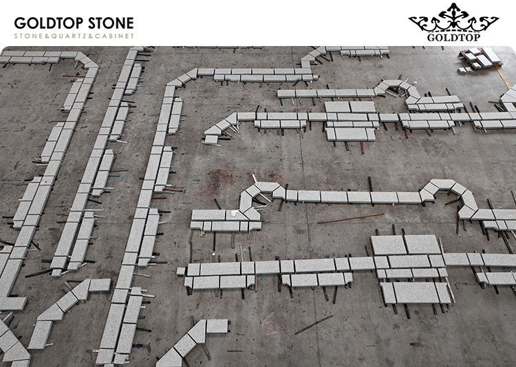 SALT LAKE TEMPLE Project with G602 Granite Paving Tiles