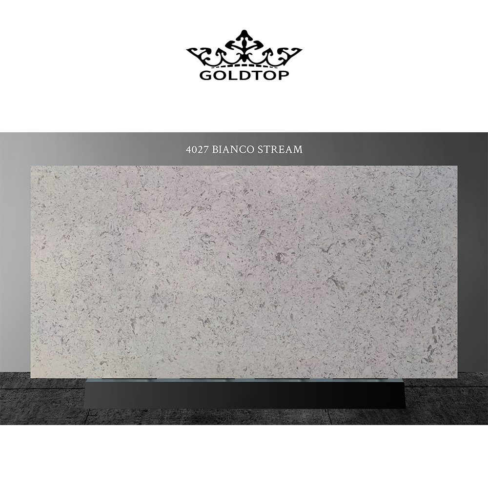 4027 Bianco Stream Quartz Slab