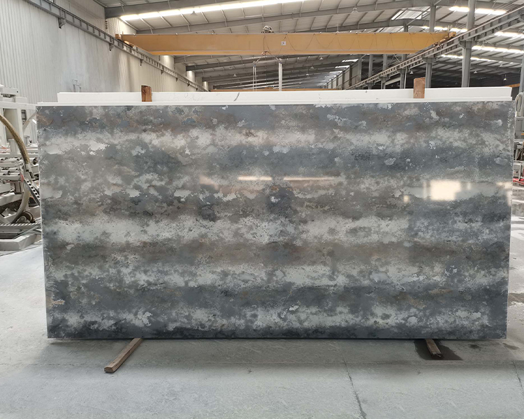 6023 Concrete Cloudy Concrete Quartz Slabs