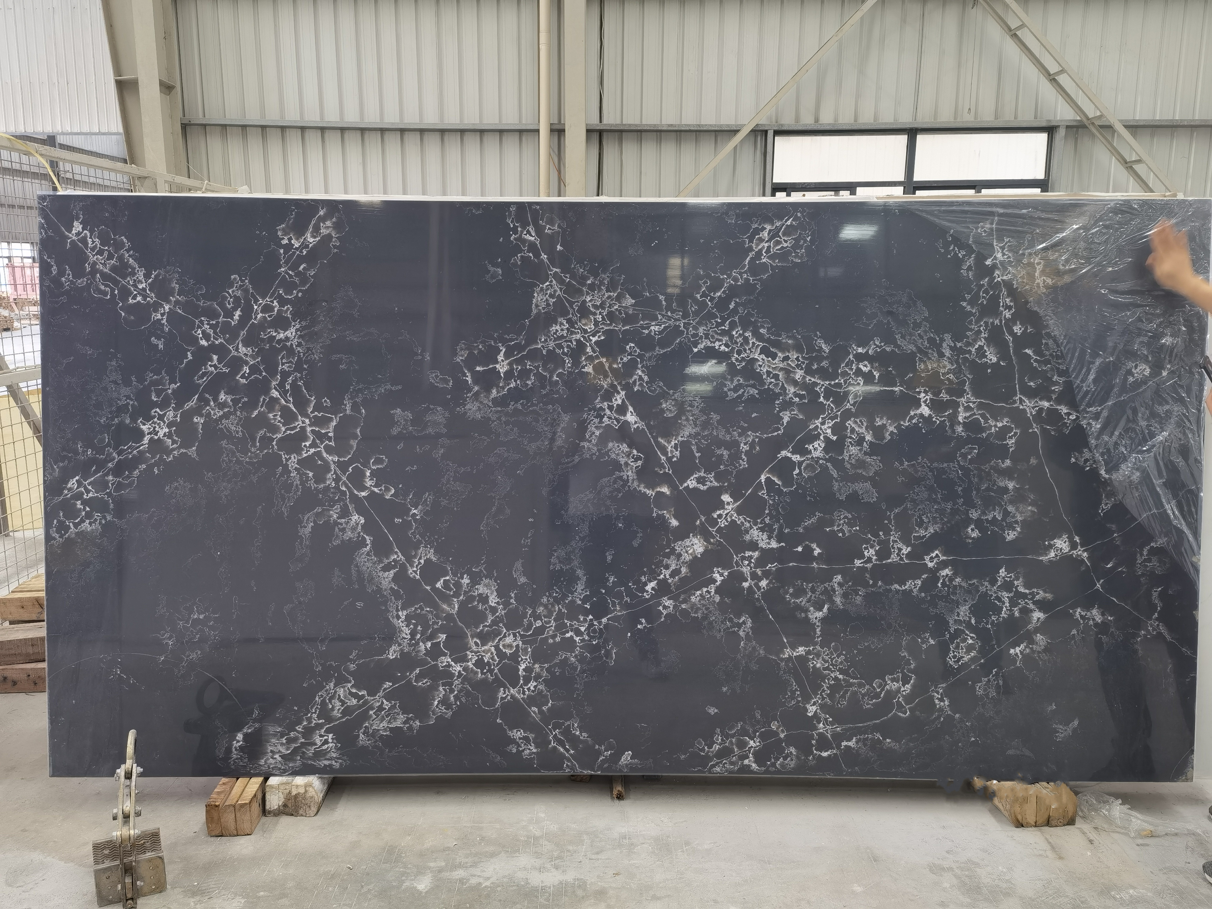 6032 Dream world Concrete Quartz Slabs