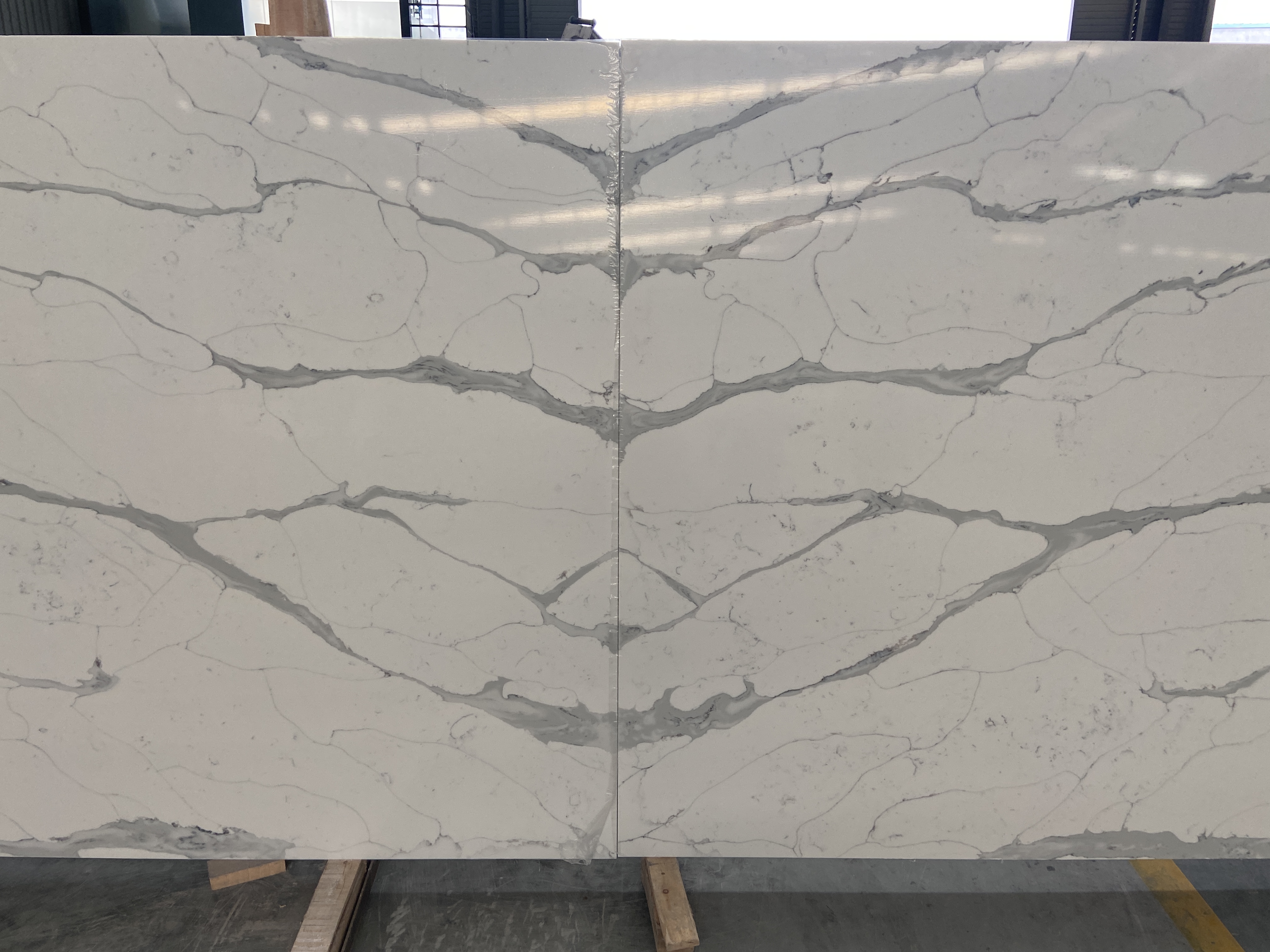 6021 Glacier Concrete Quartz Slabs