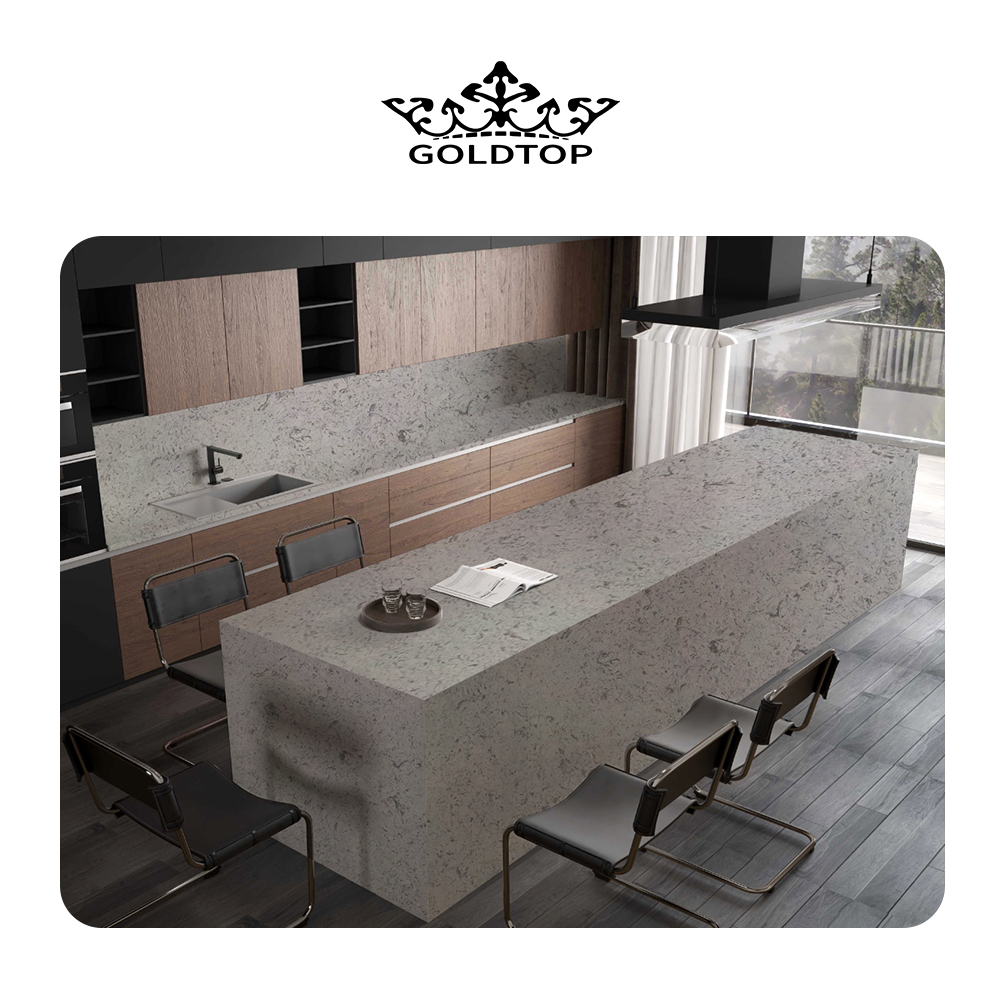 4027 Bianco Stream Quartz Slab