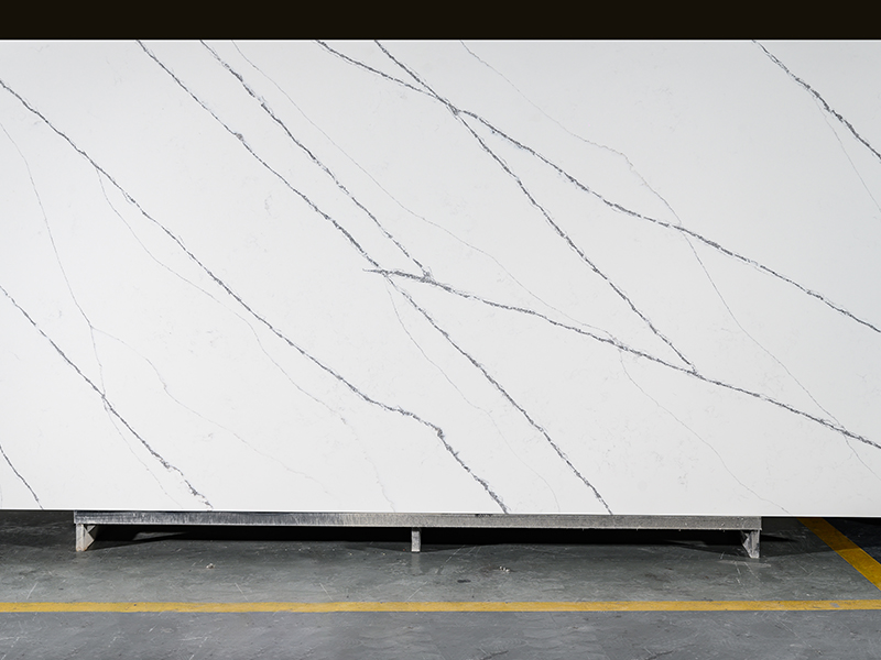 5079 Bella White Calacatta Quartz Countertops Slab
