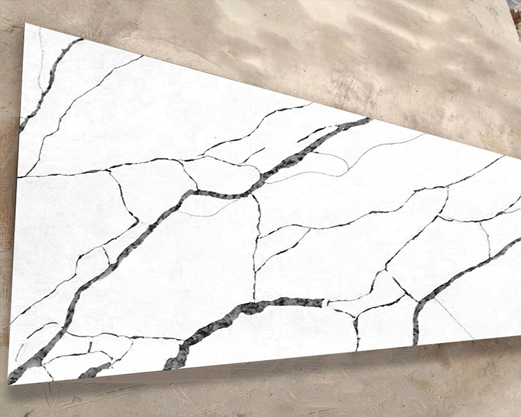 5009 Clover White Calacatta Quartz Factory Price