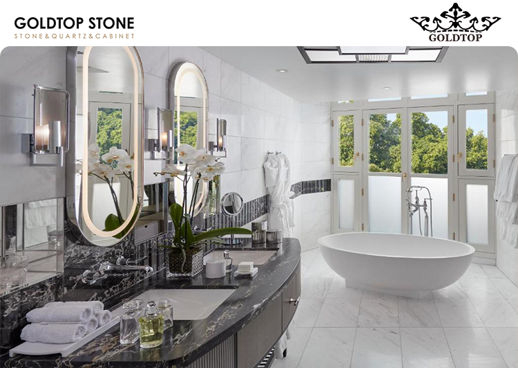 Mandarin Oriental Hyde Park, London &ndash; Luxurious Bathroom Spaces Crafted with Volakas White Marble