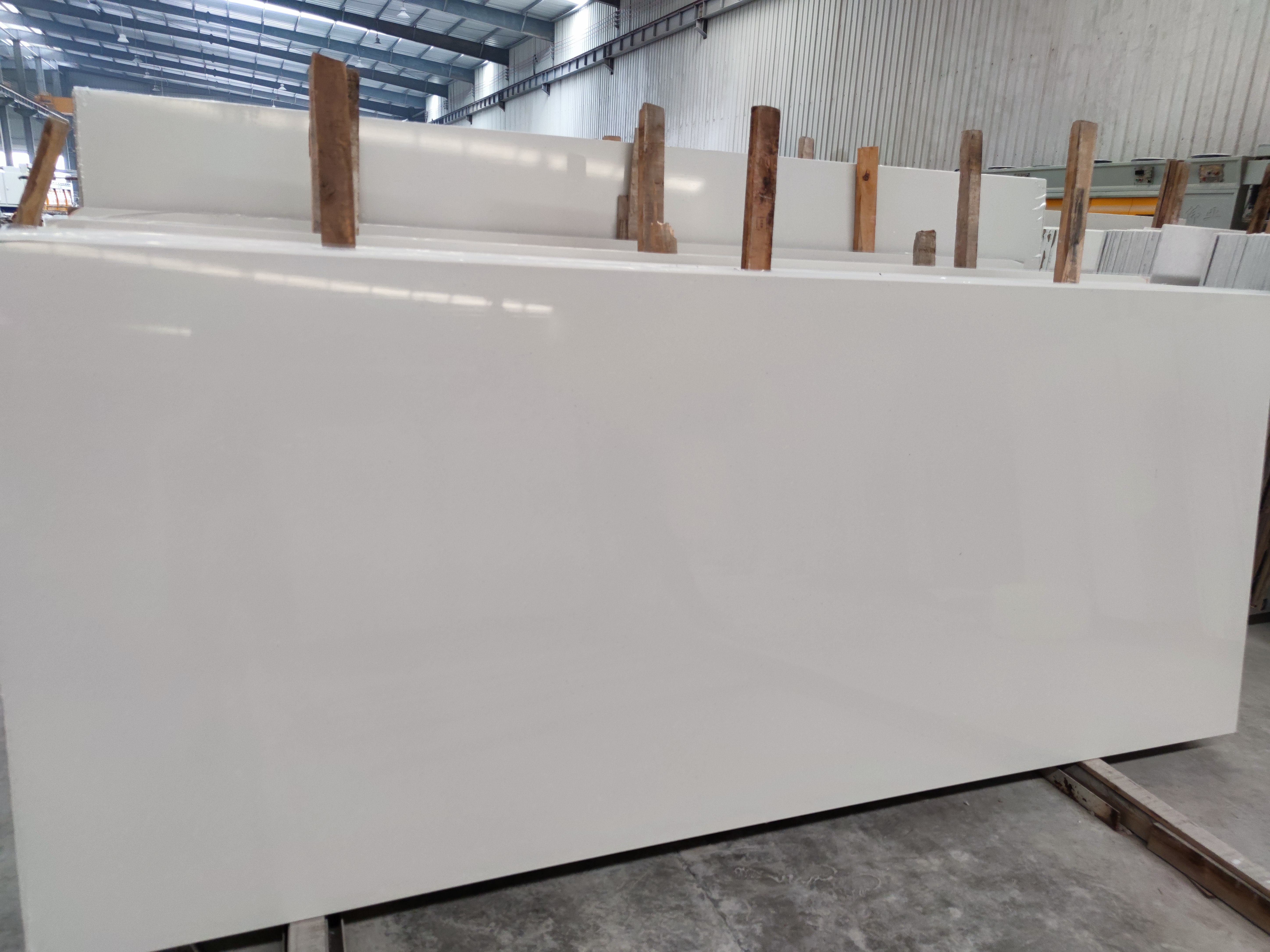 4043 Fresh Concrete Marble Quartz Slab