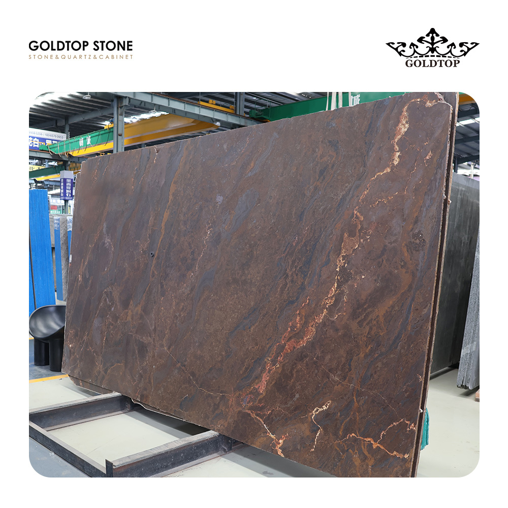 3/4" Brazil Bronzite Marble Slabs & Tiles