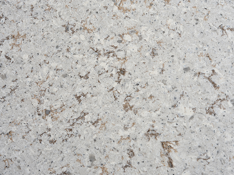 3017 Amazon Beige Quartz Worktop Slabs Manufacturer