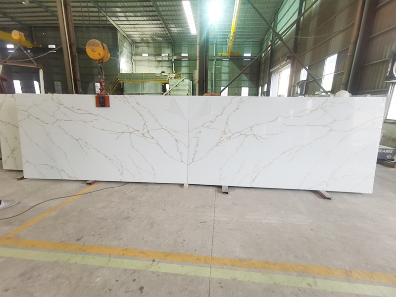 5131 Calacatta Arno Quartz Slabs & Tiles for Hotel Bathroom Vanity Tops