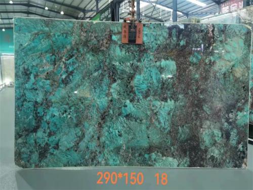 Green Amazonite Quartzite Slab Countertops