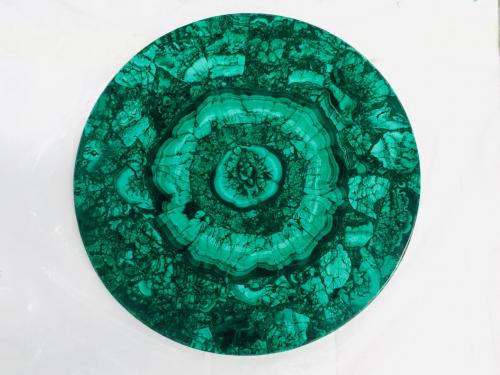 Round Malachite Green Jade Onyx Slabs