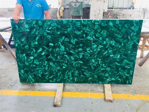 New Malachite Green slabs Gemstone